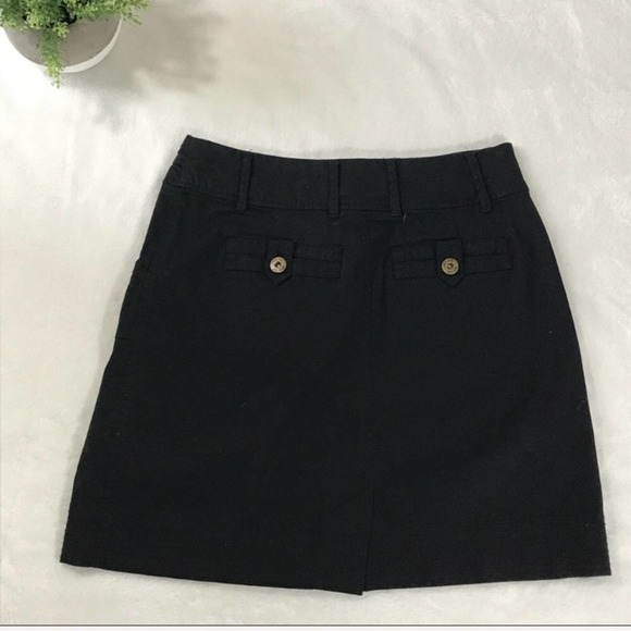 Per Se Black Mini Skirt w Pockets size 4 - Picture 7 of 7